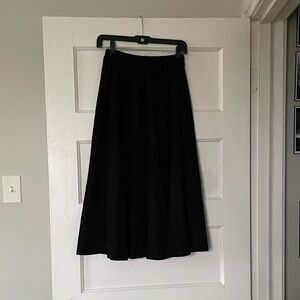 Black suede skirt Size S